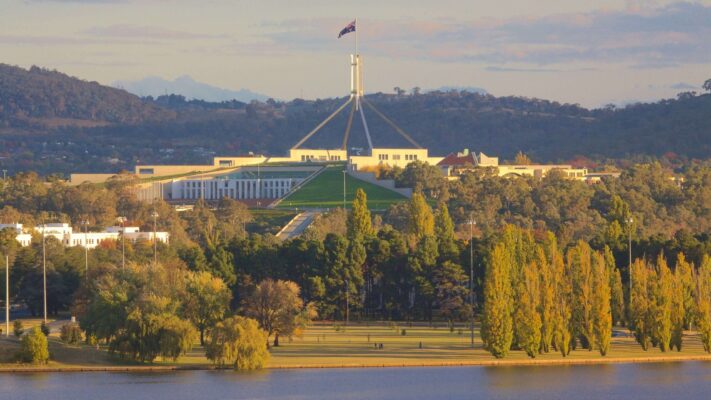 Tòa nhà Quốc hội Úc tại Canberra, thủ đô nước Úc